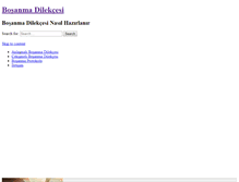 Tablet Screenshot of bosanmadilekcesi.com